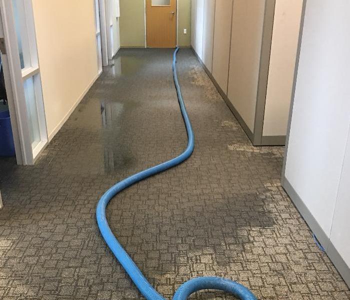 Water extraction in hallway